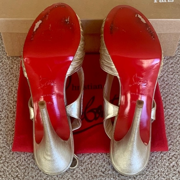 *SOLD* CHRISTIAN LOUBOUTIN FORTUNA 120 PLATFORM - Picture 4 of 5